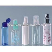 70ml 75ml 80ml 100ml emballage cosmétique bouteille en plastique PET pulvérisateur